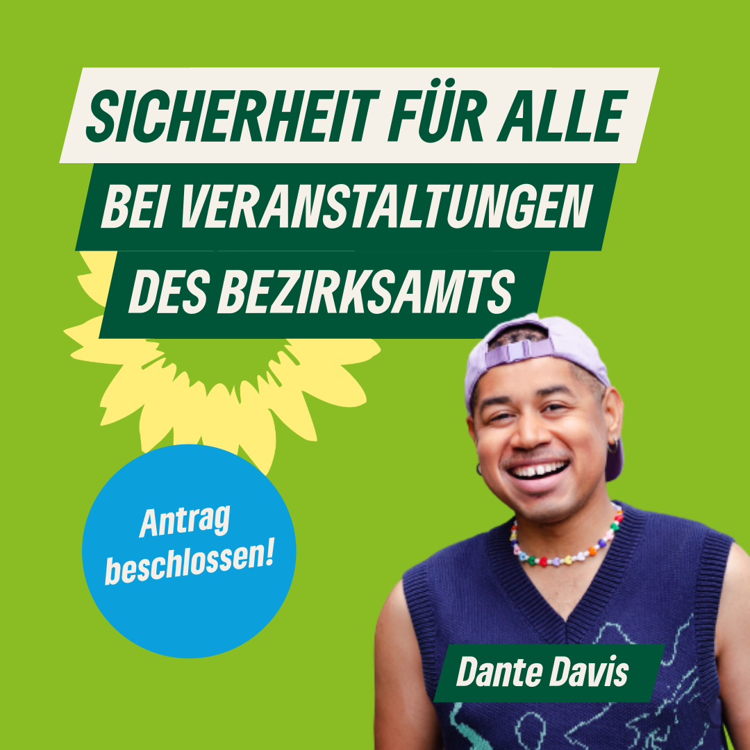 Sicherheit für alle bei Veranstaltungen des Bezirksamts und weitere ...