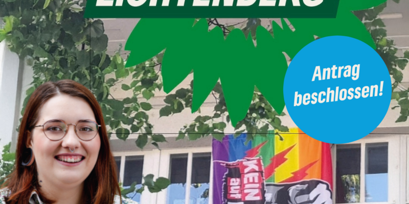 Sharepic zum Antrag "Für ein antifaschistisches & demokratisches Lichtenberg"