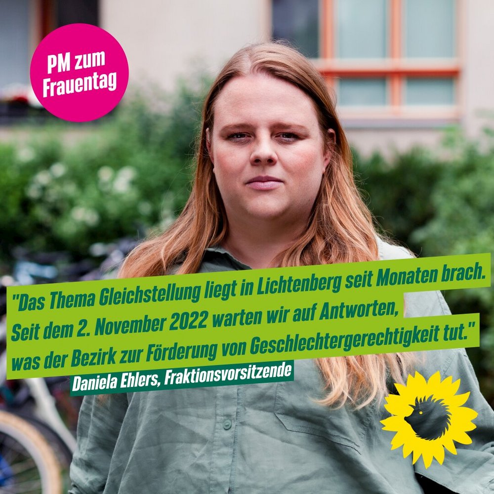 Daniela Ehlers mit einem Statement zum Frauenkampftag