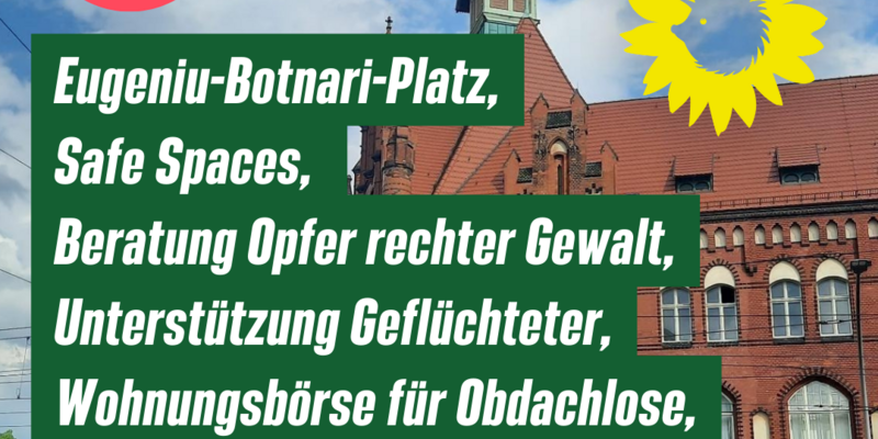 Rathaus mit den Themen der Januar-BVV