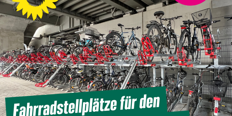 Überdachte Stellplätze am S-Bahnhof Ostkreuz als Beispiel